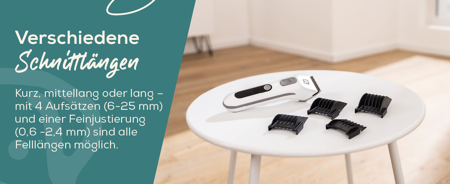 Машинка для стрижки шерсті Beurer Love Your Pet Fluffy для собак та котів, тихий триммер, 9-в-1 набір для грумінгу