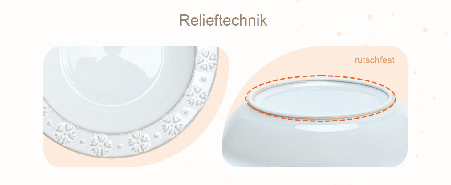 Набори керамічних мисок для котів SPUNKYJUNKY (3 шт.) - білий, сірий, ø16 см