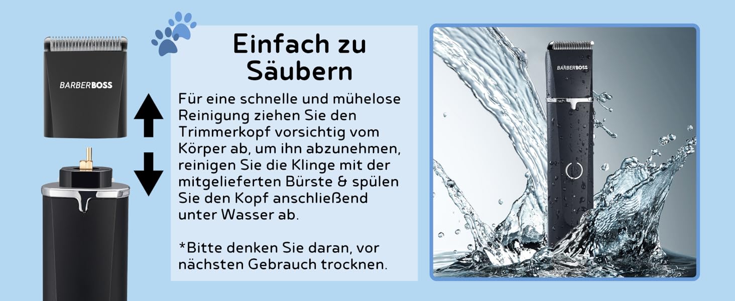 Набір для грумінгу собак BarberBoss QR-9092: триммер та машинка для догляду за шерстю, професійний набір для собак та котів