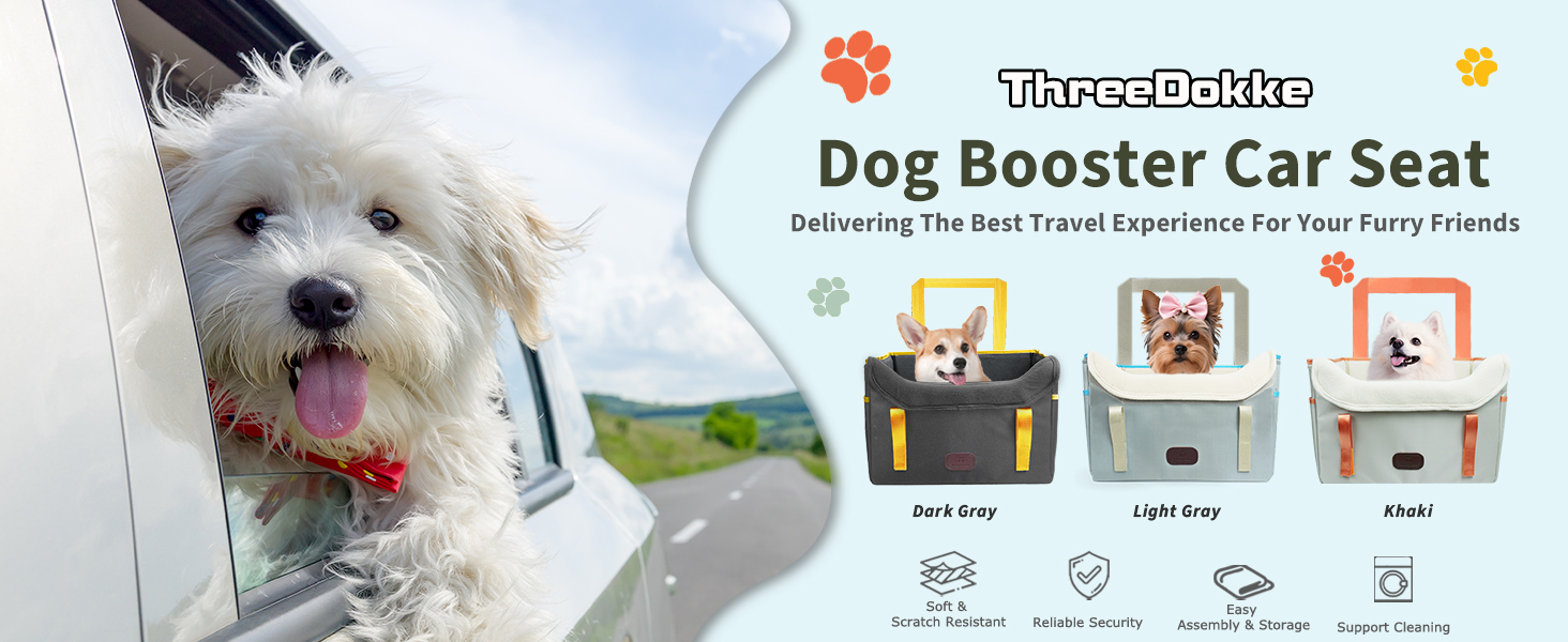 Автокрісло для собак, корзина для собак у машину, водовідштовхувальне, складане з фіксатором, для маленьких собак до 8 кг, на передні та задні сидіння, хакі