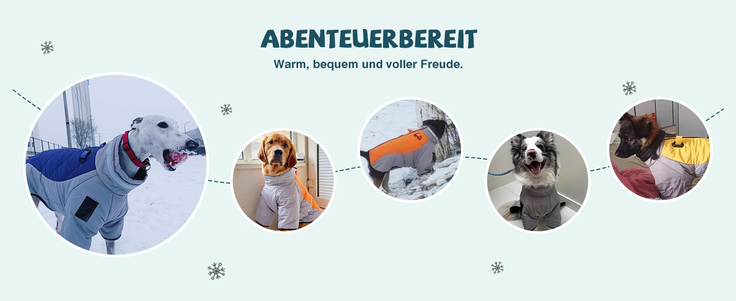 Водонепроникний дощовик для собак середніх та великих порід ALLSOPETS, тепла зимова куртка з світловідбиваючими смугами, вбудованим повідком, захист від вітру (Вогняно-помаранчевий, 5XL)