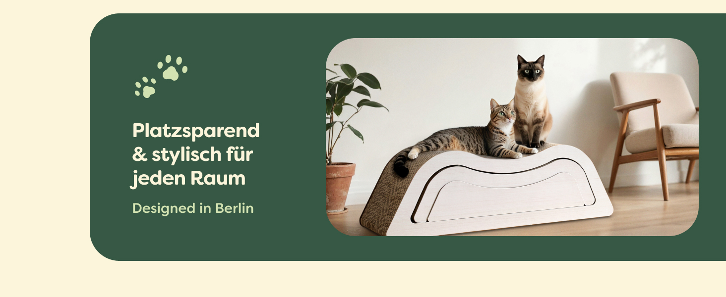 Кігтеточка для котів 3 в 1 XXL, 75 см – Міцна картонна поверхня для догляду за кігтями – До 2 років використання – Економія місця – Захист диванів та меблів (Cloud) (Білий)