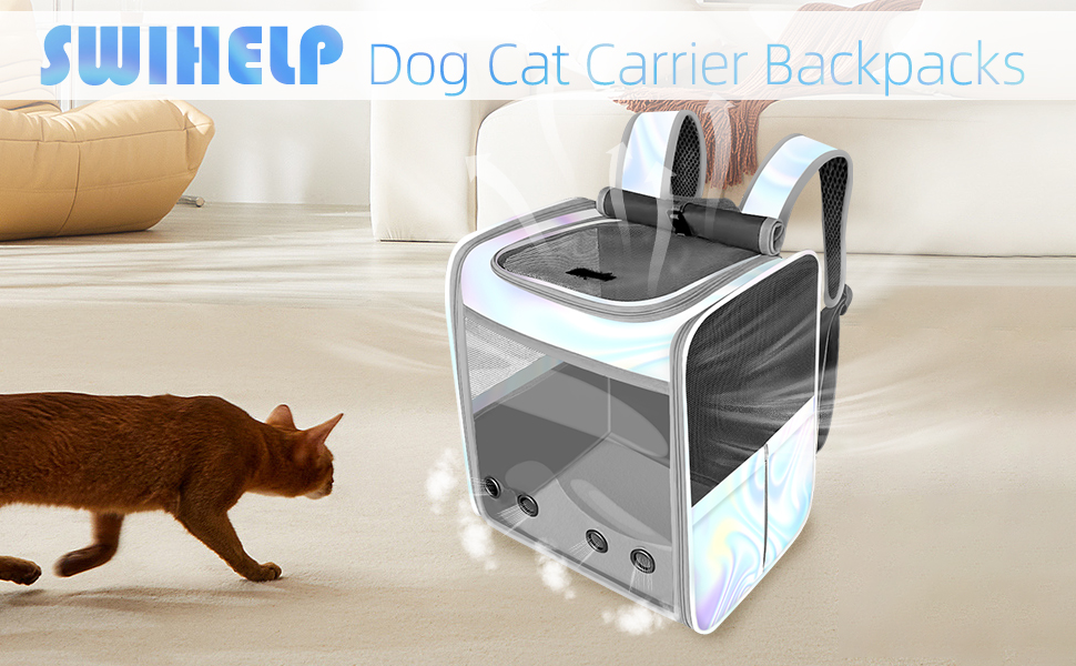 Рюкзак-переноска для котів та собак SWIHELP: безпечний та зручний для подорожей