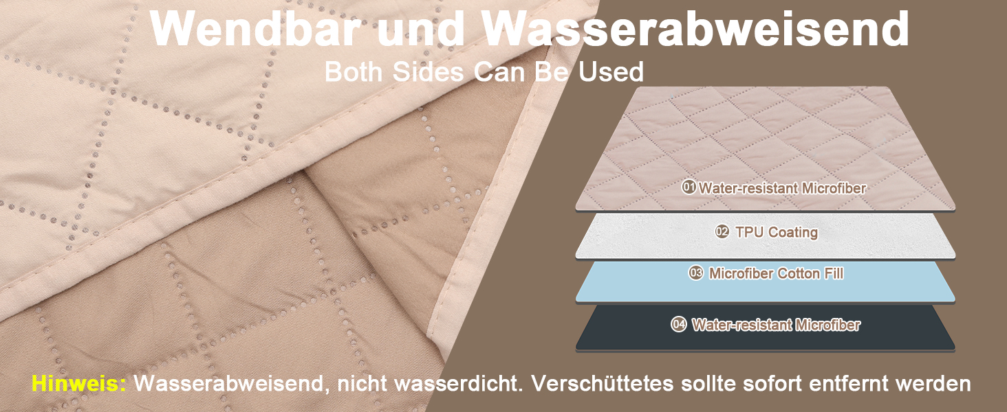 Водонепроникний килимок для собак на диван, ліжко та в авто - котячий килимок, захист дивану/ліжка від подряпин, двосторонній, миючий, ідеальний для великих/маленьких собак (Рожевий, 203x152 см)