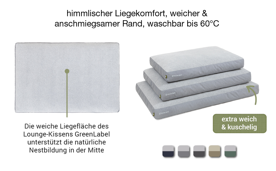 Килимок для собак середніх порід GreenLabel - м'який, пухнастий, миючий (100x72 см, світло-сірий)