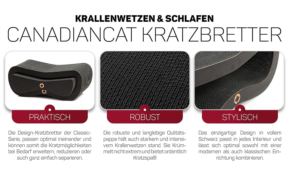 Котячий будиночок Kratzbrett Orbit Petite - когтеточка для котів, лежанка, чорний