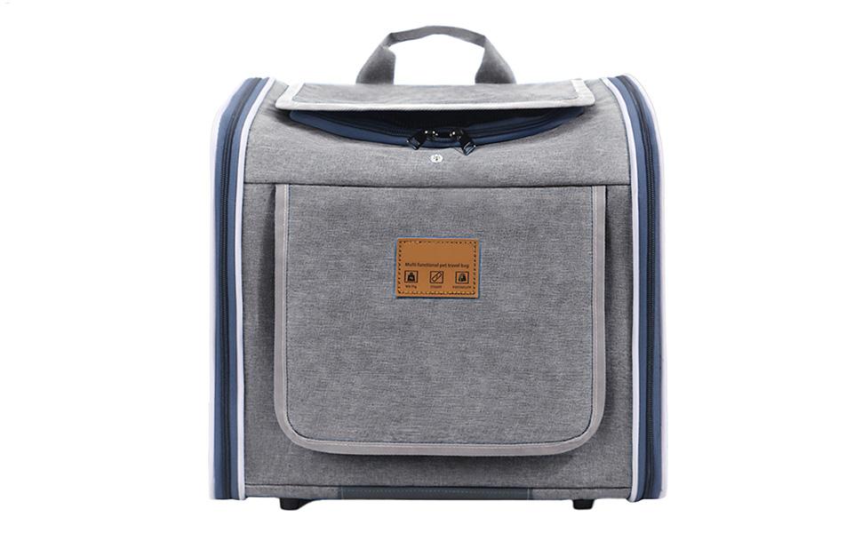 Транспортна сумка для тварин на велосипед, дихаюча, портативна | Кошик для собак та інших тварин на велосипед | Для безпечних прогулянок, подорожей та сімейного велоспорту