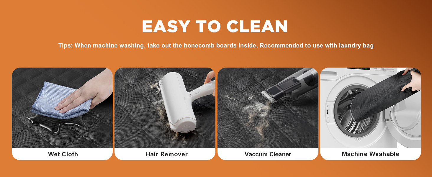 Крісло для собак Gimars - міцне, водонепроникне, для великих та середніх собак, з ременями безпеки та сітчастими вікнами