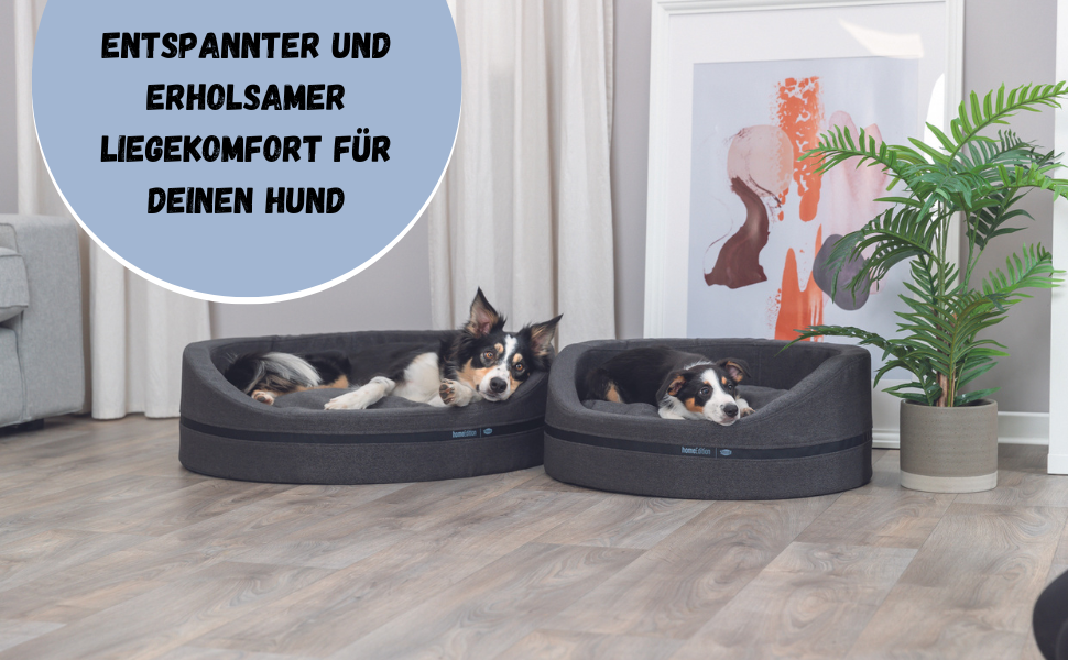 Тріксі МістоСтиль Квіткове ліжко для собак, 80x65 см, темно-зелене - овальне ліжко-кошик для середніх собак, зручне та миється - 37733 L 70 x B 65 x H 24 см