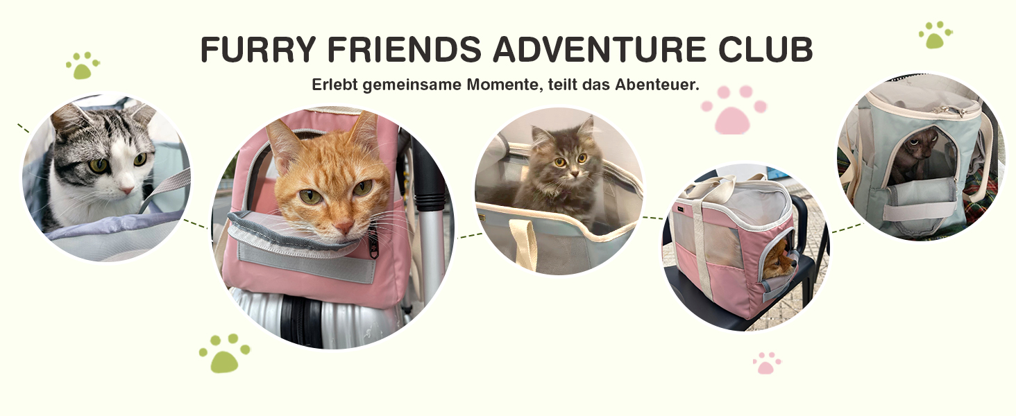 М'яка переноска для собак та котів ALLSOPETS, складана, дихаюча, з поводком, легка, для подорожей, до ветеринара, на вулицю (небесно-блакитний)