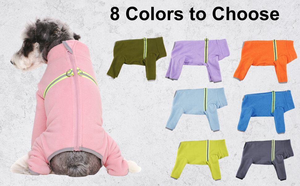 Тепла флісова куртка для собак, зимовий одяг для цуценят, тепла куртка з капюшоном, теплий комбінезон для собак, з кільцем D, для холодної погоди, для собак маленьких та середніх порід, розмір XXL (блакитний) 2XL - довжина спини 40 см, блакитний