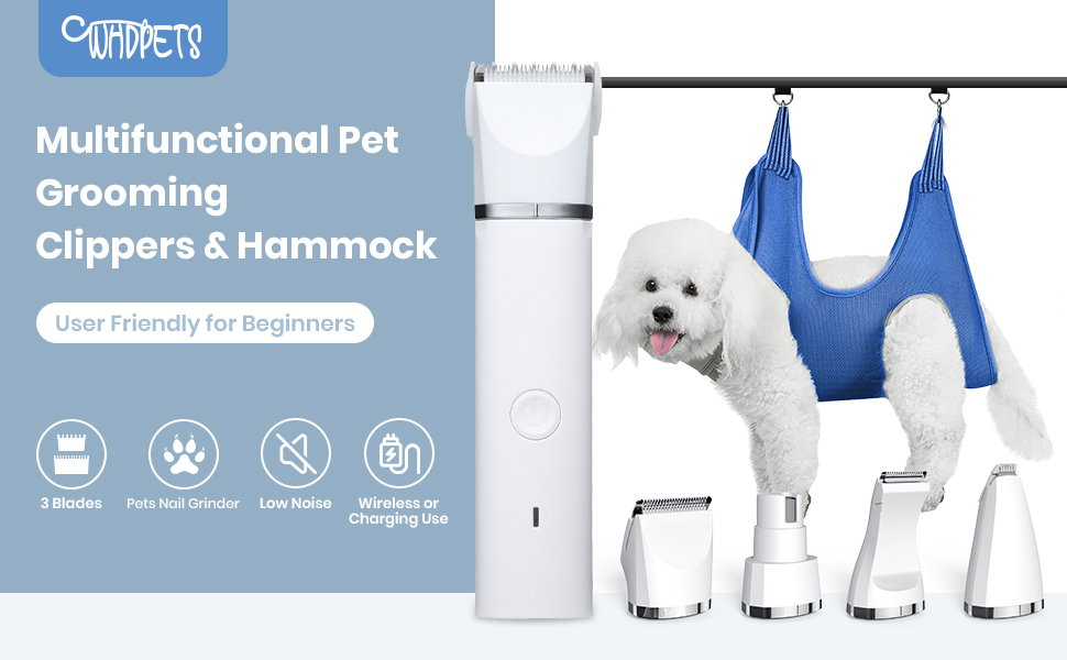 Набір для стрижки котів Leise: професійна машинка для стрижки котів, собак, набір для догляду за лапами, очима, вухами та обличчям. USB-C зарядка.
