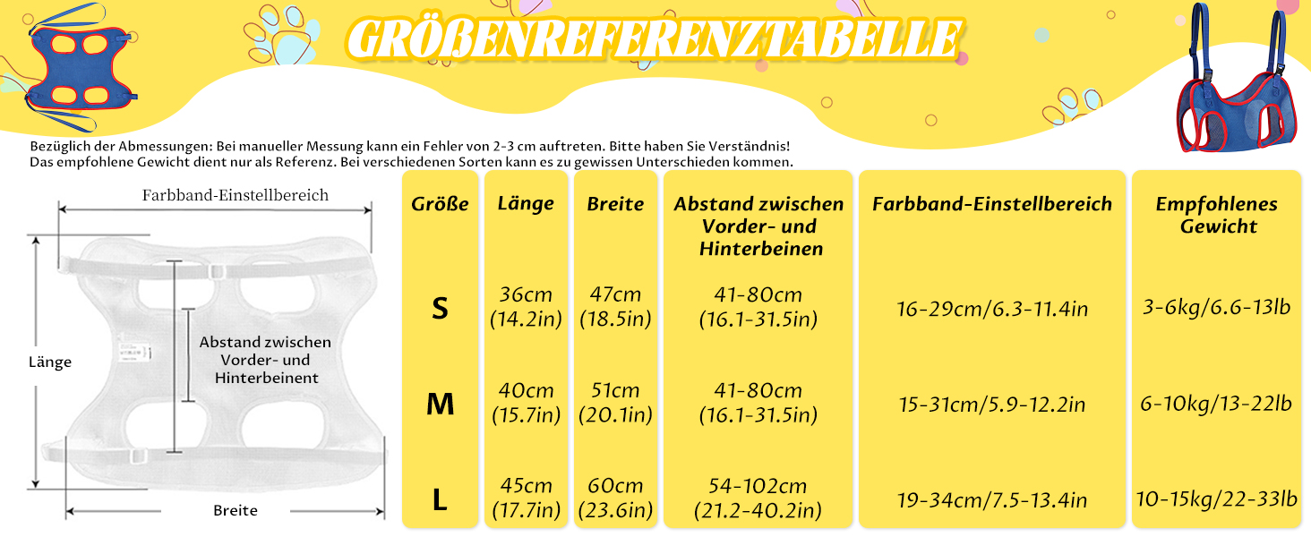 Гамак для грумінгу собак та котів, пристрій для стрижки нігтів, гамак для догляду за тваринами (M)