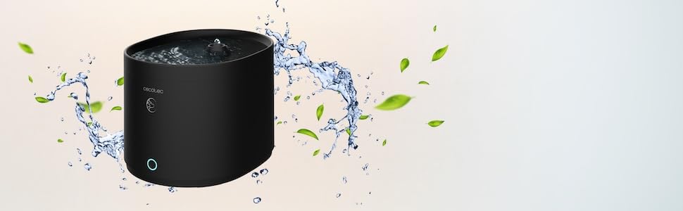 Автоматичний годівниця для тварин Cecotec Pumba 1600 Purrfect Meal: 1,6 л, 4 відділення, LED, таймер, запис голосу + фонтанчик 2,5 л