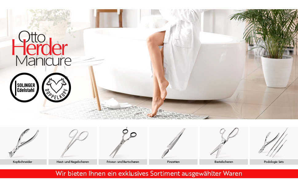 Ножиці для грумінгу собак Otto Herder, 16,5 см, професійні, нержавіюча сталь, з мікрозубцями