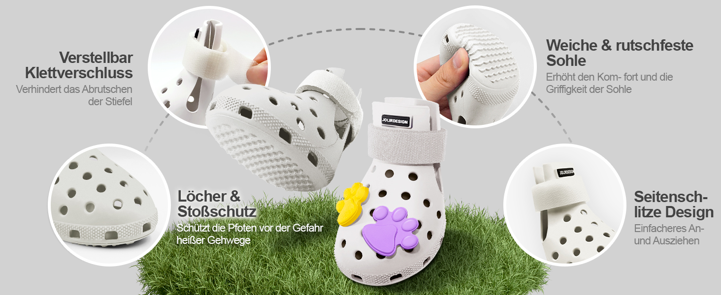 Чоботи для собак: захист лап, водонепроникні, зручні, дихаючі, неслизькі, легко миються. Ідеальні для літа та зими (S, білий)