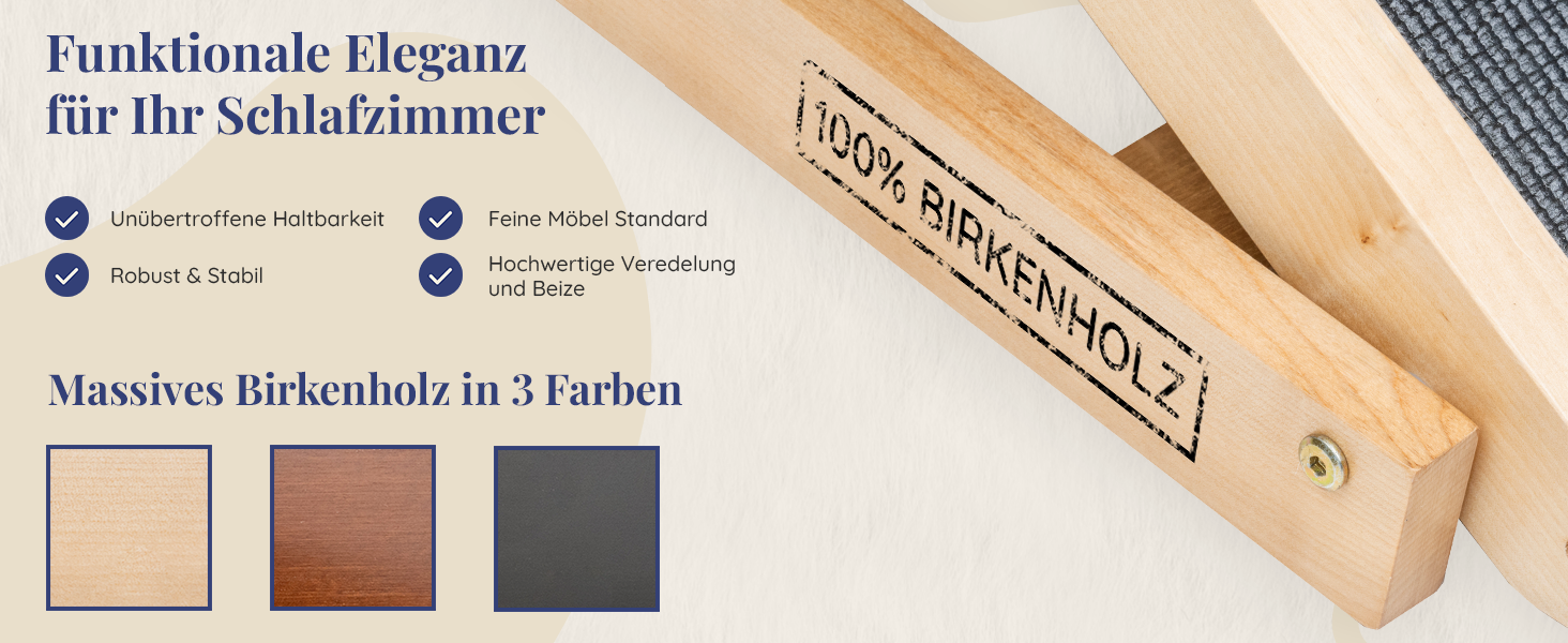 Сходинки для собак PRIORPET з берези з захисним бар'єром - регульована висота до 94.5 см - складаються - антиковзні ручки - для маленьких собак до 23 кг - коричневий (натуральний)