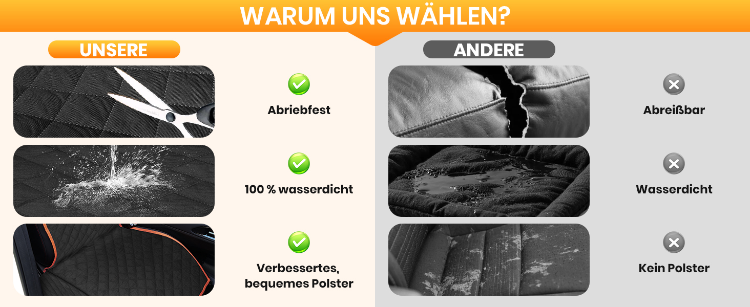 Захист для заднього сидіння авто для собак, 600D, водовідштовхувальний, стійкий до подряпин, з боковими захистами та оглядовим вікном, універсальний, для собак