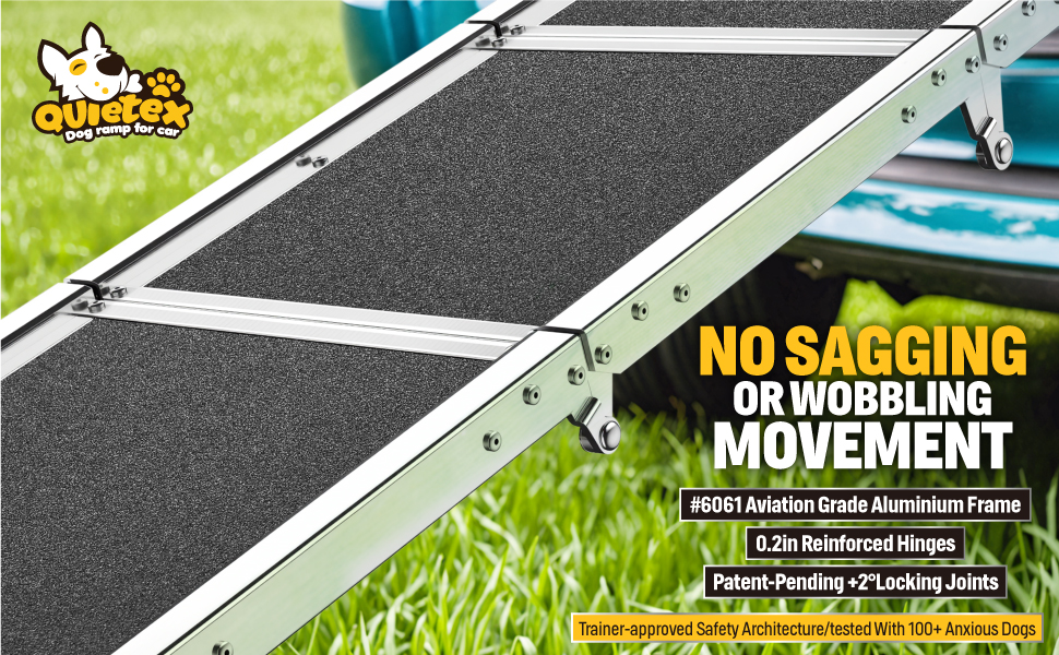 Рампа для собак у автомобіль, автоматичне складання, 170 см, чорна. Рампа для собак, вантажівок та SUV. Максимальне навантаження: 150 кг. Антиковзаюча поверхня.