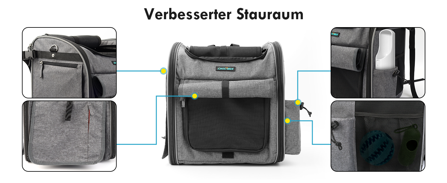 Корзина для собак на велосипед до 10 кг з L-подібним кріпленням Φ8см, складана корзина для велосипеда 4 в 1: рюкзак, сумка через плече, автокрісло, з м'якою подушкою, сітчастими вікнами та світловідбиваючими смугами