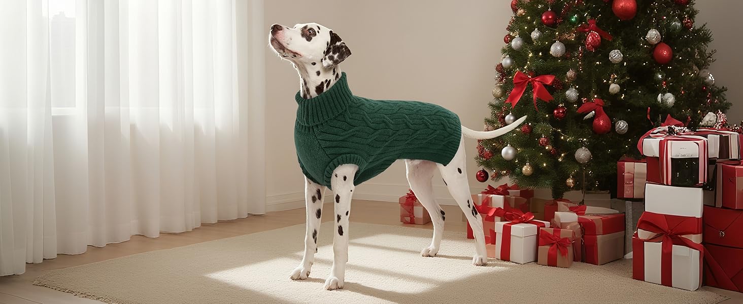 Пуловер для собак Queenmore Dackel, в'язаний водолазка для собак, підходить для Джек Рассел, Бульдог, Коргі, Французький Бульдог, Мопс (Синій, M)