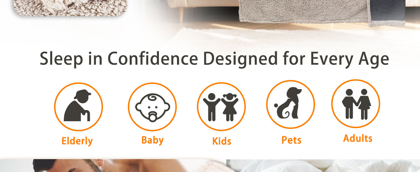 Водонепроникний плед Catalonia Classy: захист дивану та ліжка, 152 x 127 см, Navy/Taupe