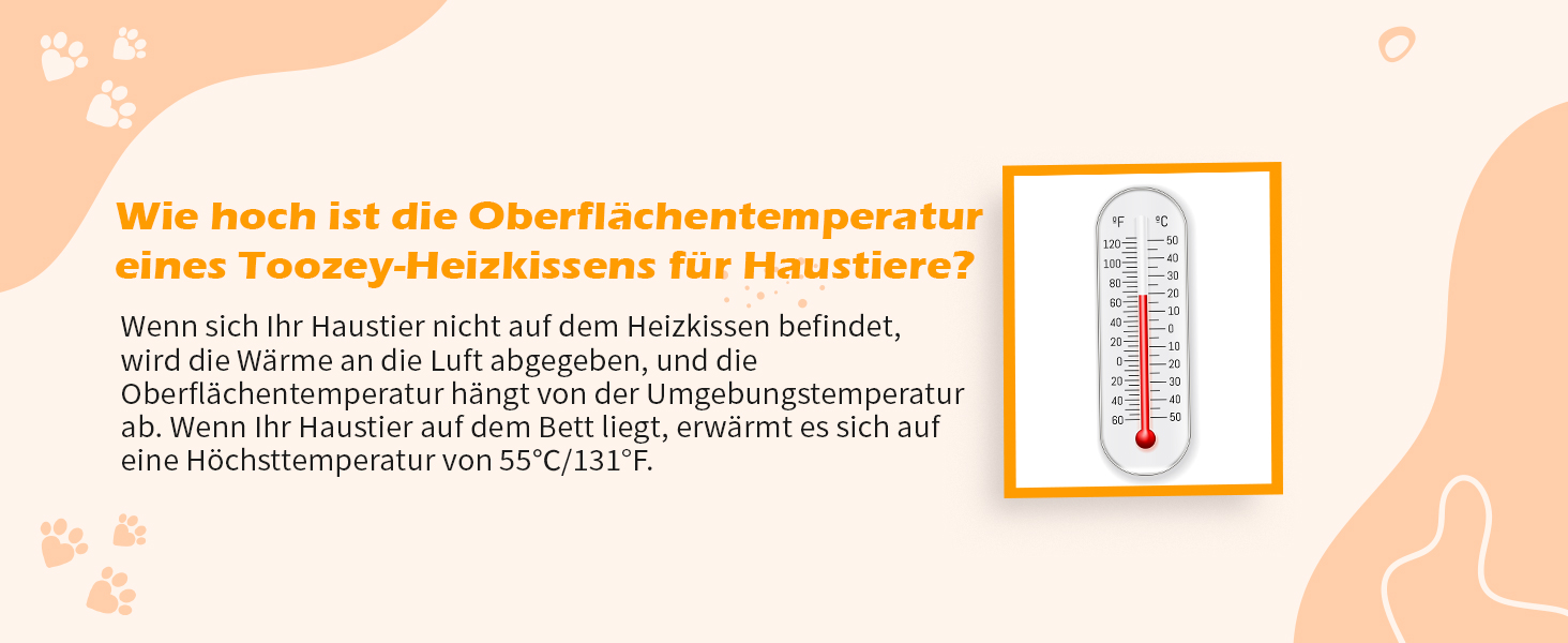 Електричний килимок для котів та собак Toozey, 45x40 см, регулювання часу та температури, безпечний, теплий, сірий