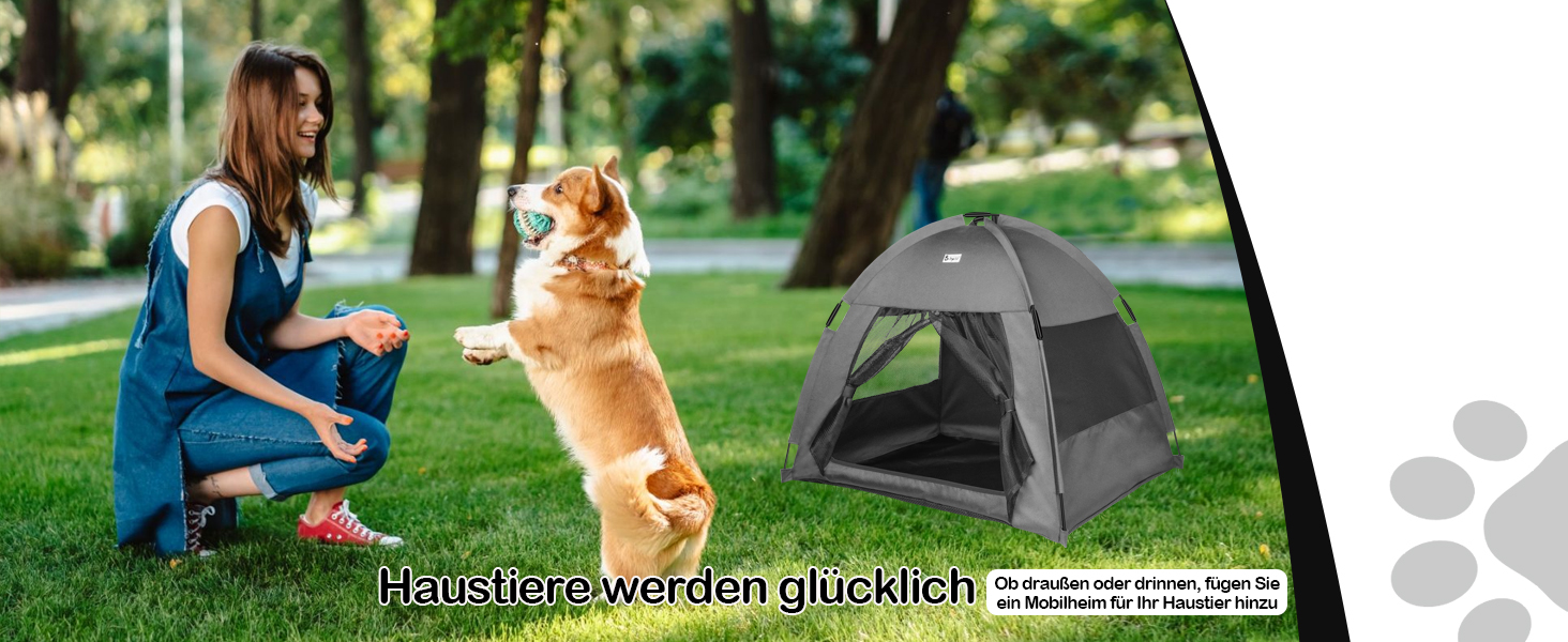 Зручне ліжко-будиночок для собак та котів Babyezz, сіре, L