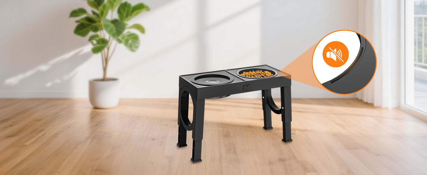 Набір мисок для собак X XBEN 3-в-1: миска для води з захистом від пролиття 1.4L, миска від захлистування 1L, годівниця з 5 рівнями регулювання висоти для середніх та великих собак, нековзна годівниця, рожевий колір