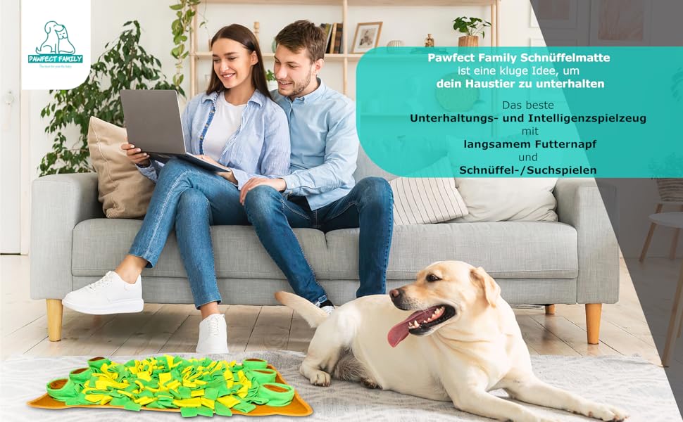 Pawfect Family інтерактивний килимок-нюхалка для собак і котів, іграшка для розвитку нюху та зайнятості