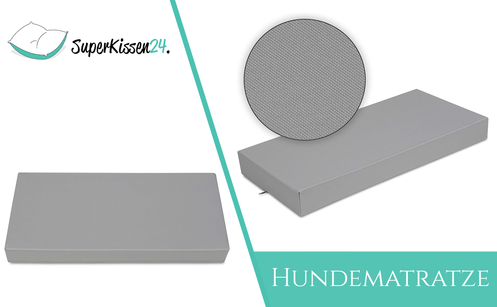 Килимок для собак SuperKissen24: лежанка, матрац для тварин, 120x80 см, чорний, водовідштовхуючий, миючий