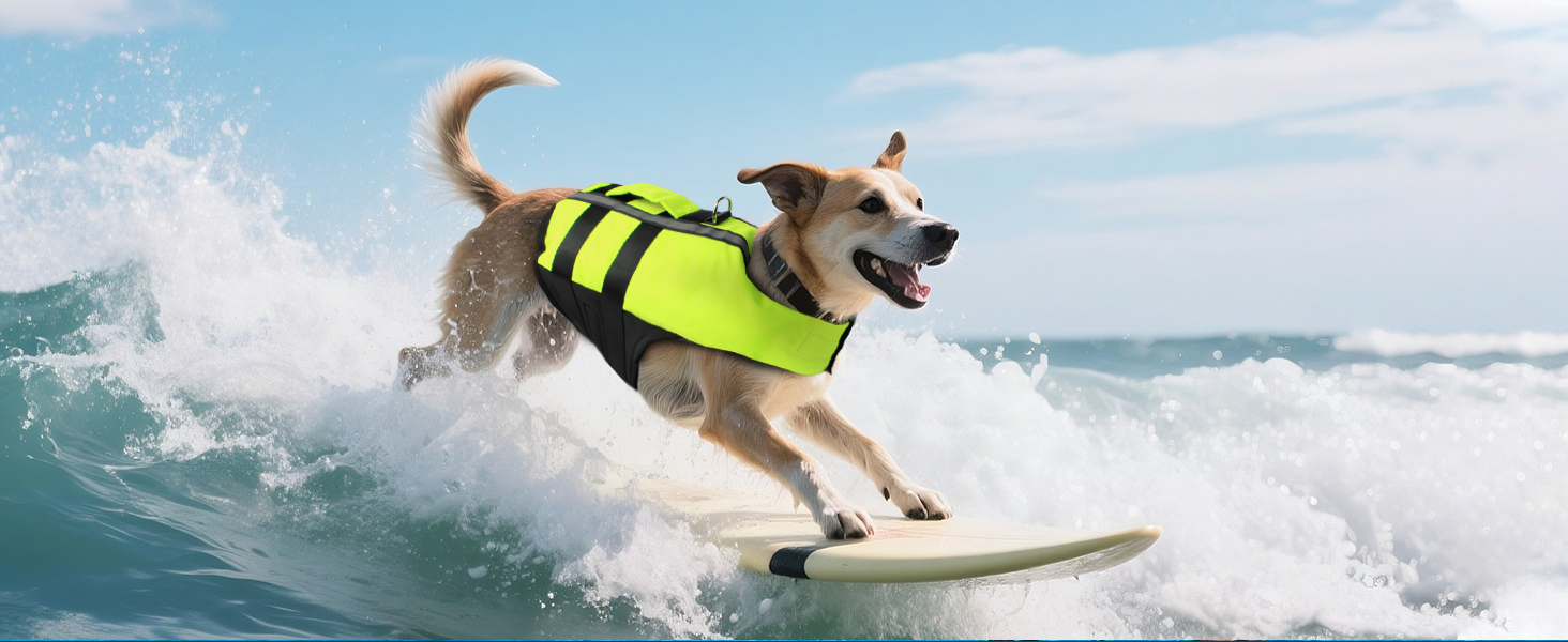 Рятувальний жилет для собак NAMSAN - надувний, для малих, середніх та великих собак, зелений (M)