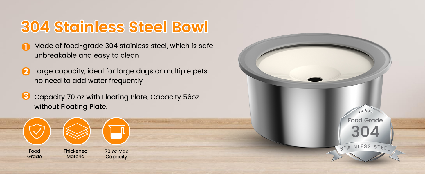 Підвищені годівниці для собак з нержавіючої сталі, без розбризкування, з підставкою, регульована висота, для маленьких, середніх та великих собак та котів