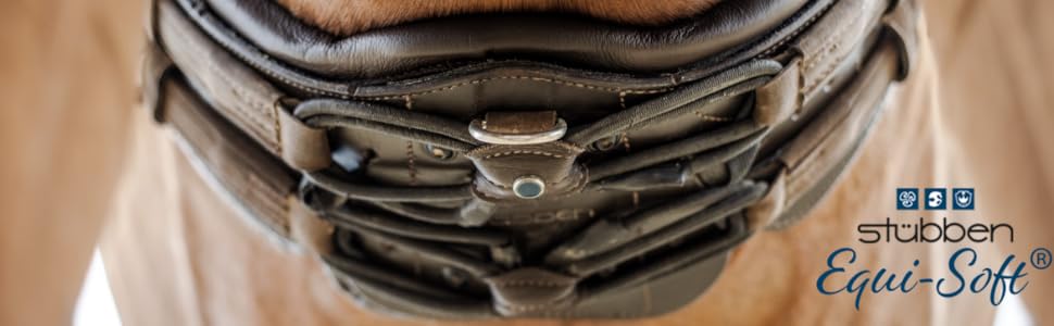 М'яка подушка Stübben Equi-Soft для сідельного ременя, універсальна, 50-150 см, бежево-коричнева овчина