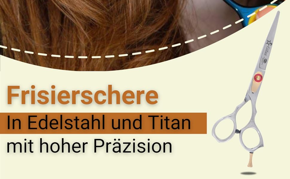 Професійні ножиці для філірування Titan Haarschere – нержавіюча сталь, 140 мм