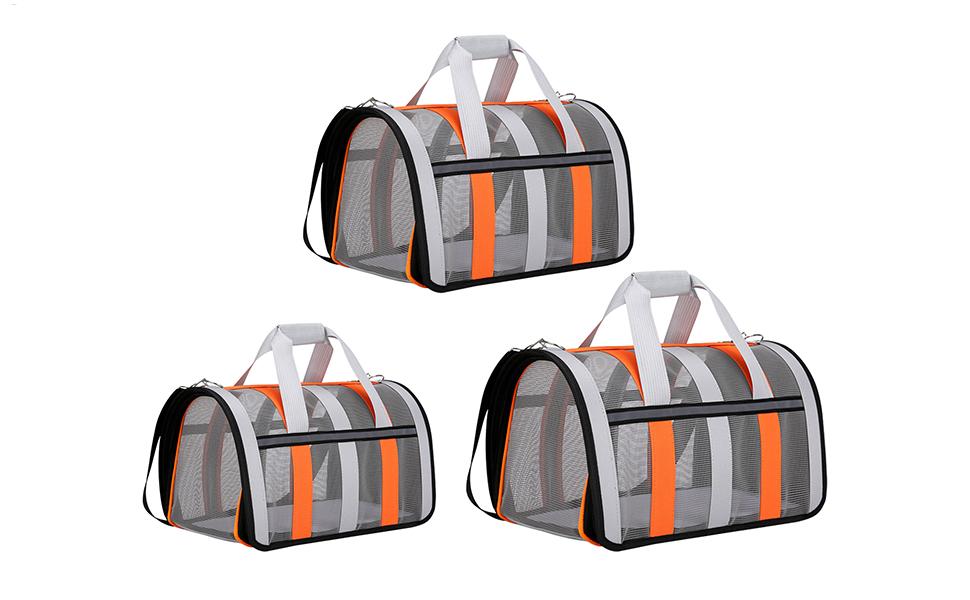 Складана переносна сумка-трансформер для собак | З міцної сітки, дихаюча | Ідеальна для подорожей