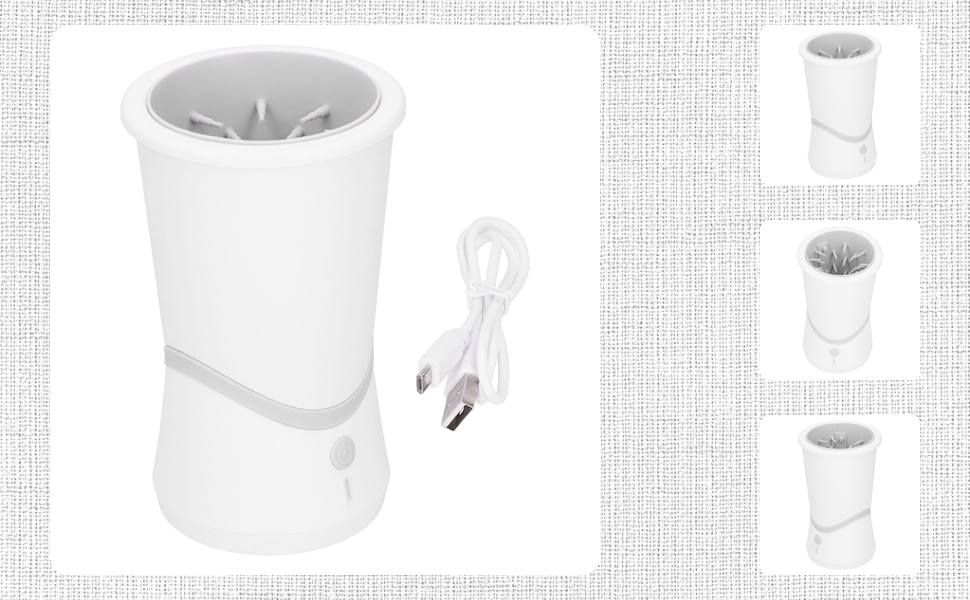 Електричний очищувач лап для тварин, мийка для лап собак, ротаційна чаша для миття лап, підходить для миття лап собак