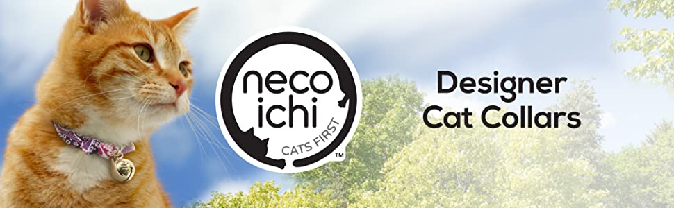 Нашийник для котів Necoichi Chirimen Hanabi Feuerwerk, фіолетовий