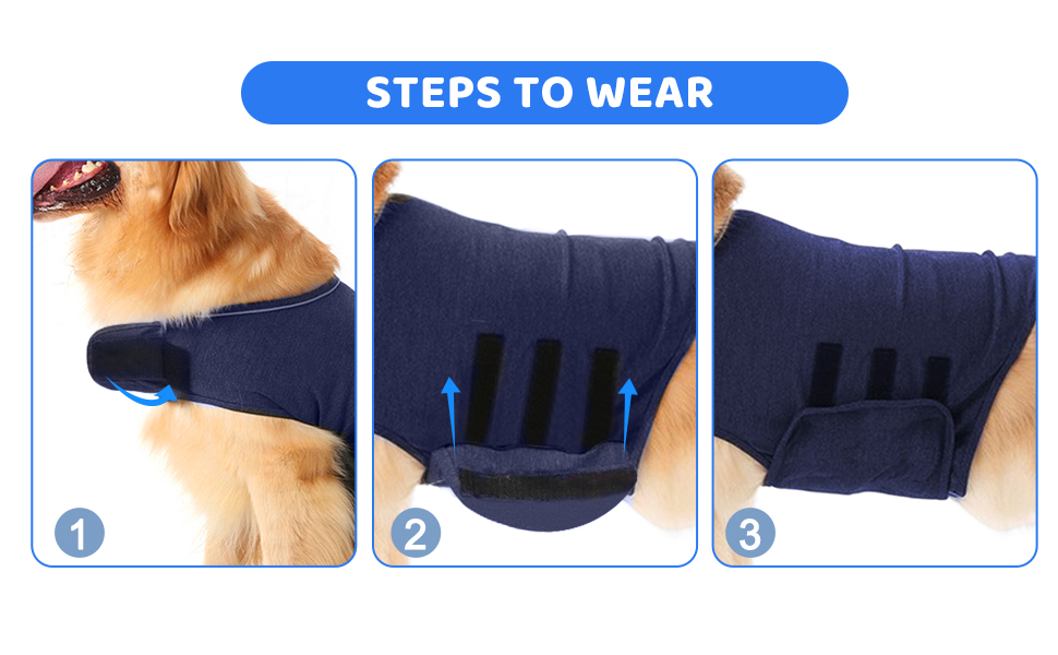 Заспокійлива жилетка для собак Anti-Angst від стресу, XL, темно-сірий