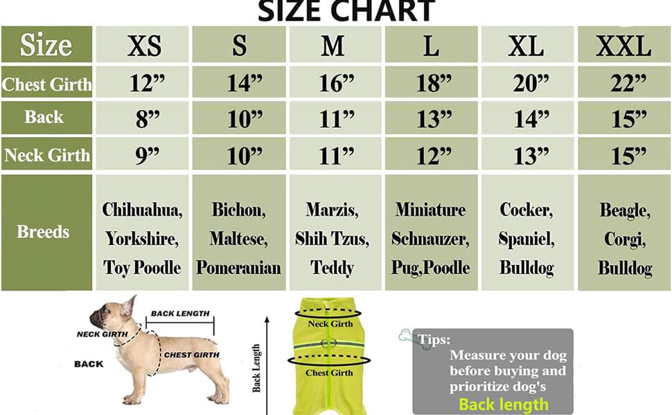 Зимовий одяг для маленьких собак: теплий зимовий пуховик, м'який фліс з світловідбиваючим блискавкою, комбінезон для цуценят, піжама для домашніх тварин, костюм, одяг (оливковий, розмір M)