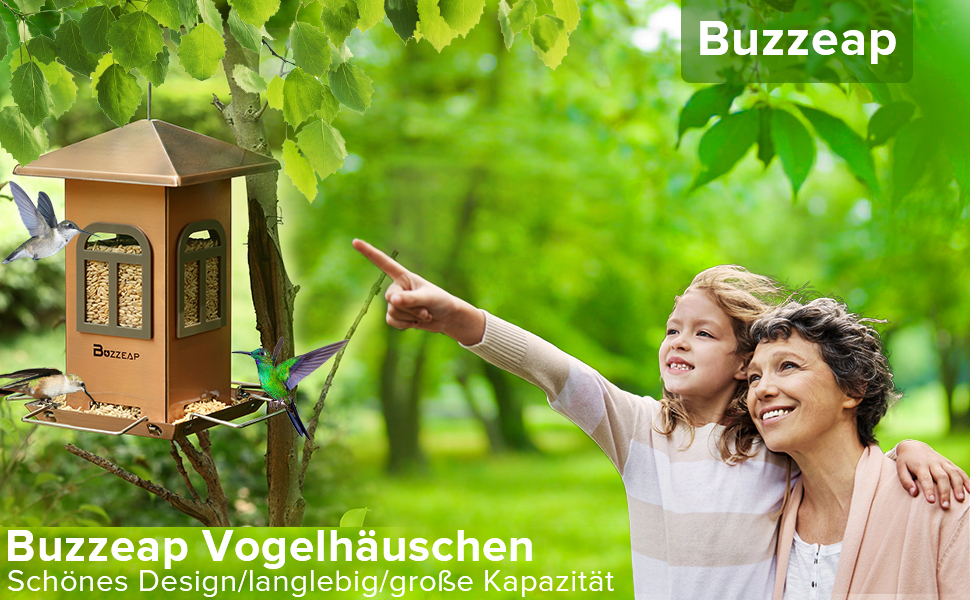 Годівниця для птахів у сад/на балкон: стійка до погодних умов, для дикої природи