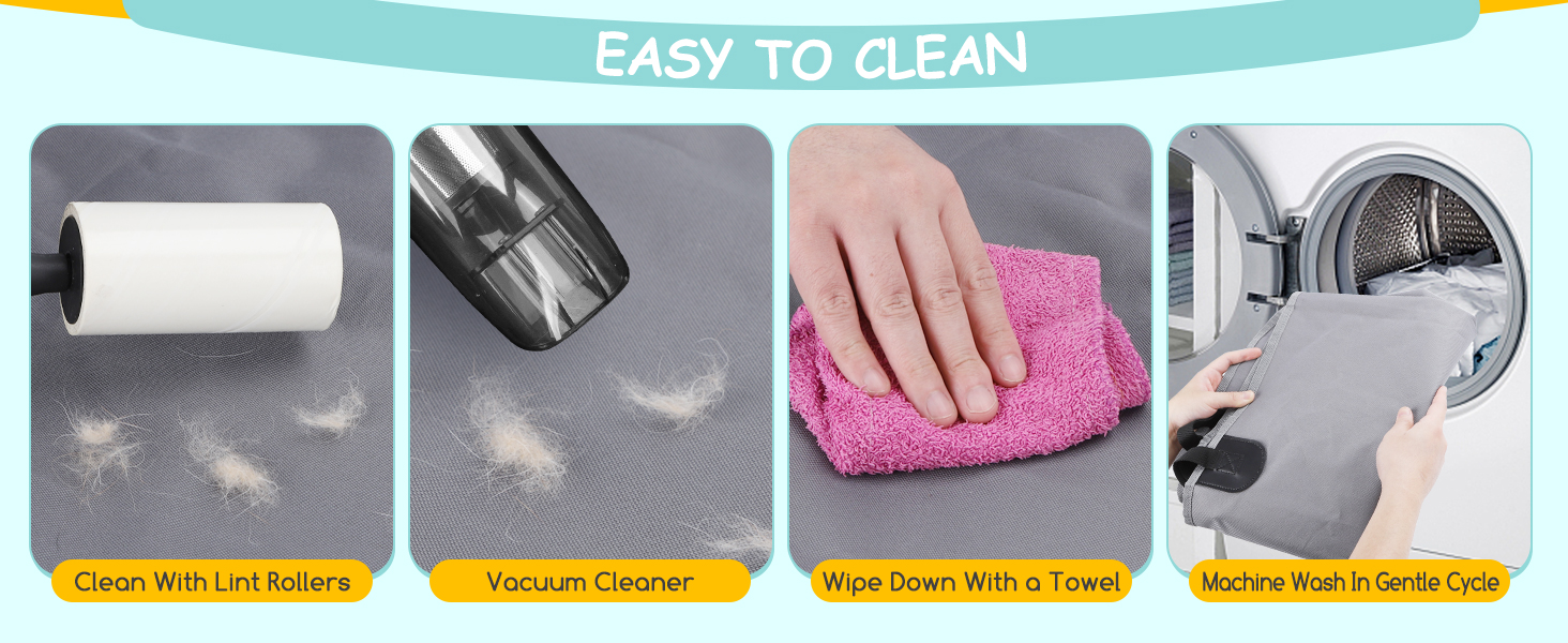 Чохли на сидіння для собак Nobleza: водонепроникні, зносостійкі, універсальні, 140x110 см (Сірий)