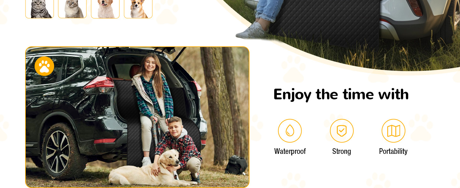 Захисна килимок для багажника авто від Lekespring: вологостійкий, стійкий до подряпин, з захистом бокових панелей та краю, чорний