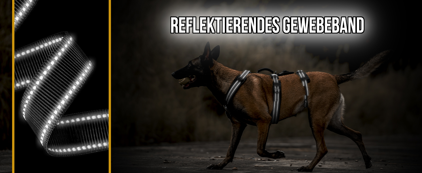 Нашийник для собак OneTigris HOUNDLOCK тактичний, чорний, M (14-27 кг)