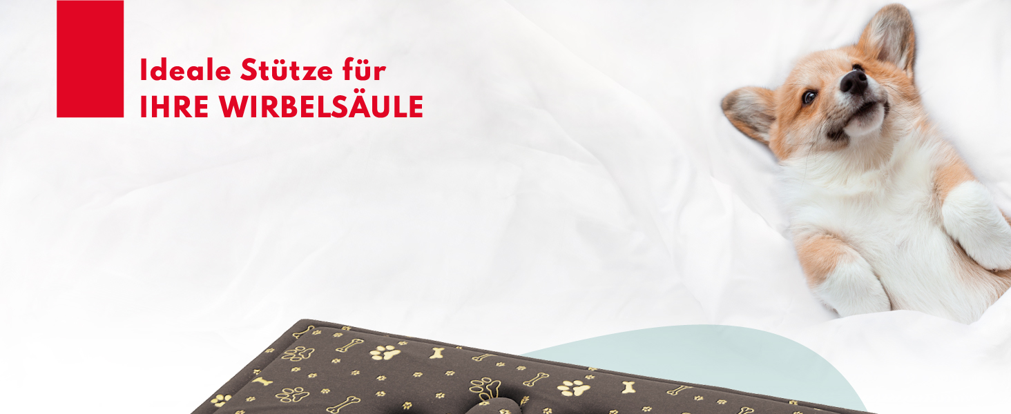 Килимок для собак FDM Puddy, 70x60 см, водонепроникний, з ефектом пам'яті, для маленьких собак, коричневий/золотий