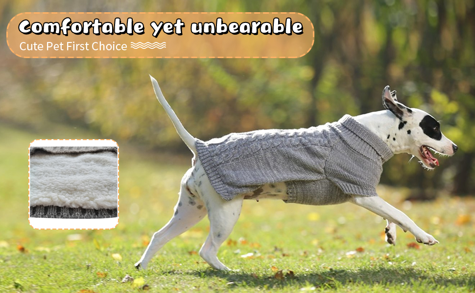 Теплий в'язаний пуловер для собак та котів (S, блакитний)