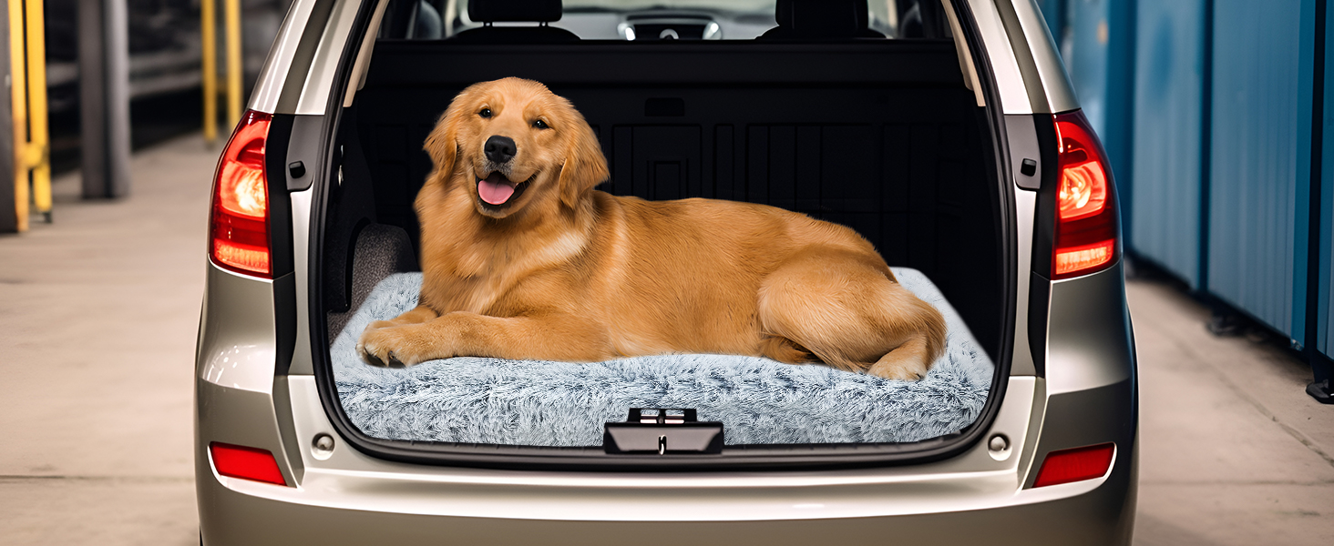 М'яке ортопедичне ліжко для собак DONWEI, 75x50x6 см, сірого кольору, знімний чохол, неслизьке, для клітки