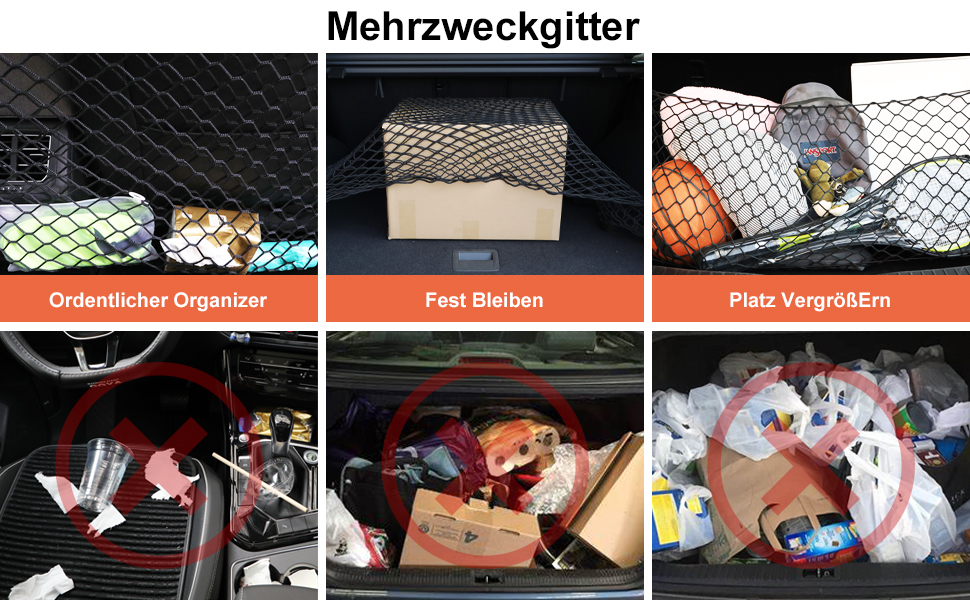 Сітчаста перегородка для тварин в авто, регульована, Oxford, 120x85 см