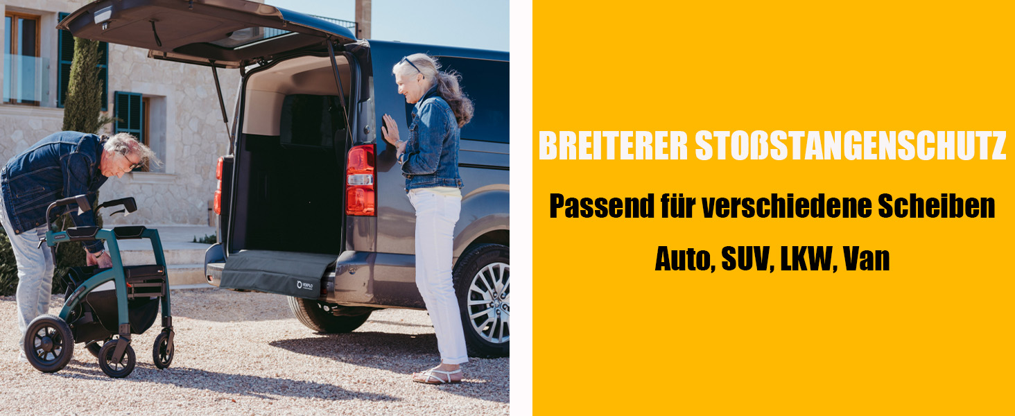Захист для краю вантажного відсіку автомобіля, розкладний, 96 x 63 см - захист від подряпин для собак та вантажів