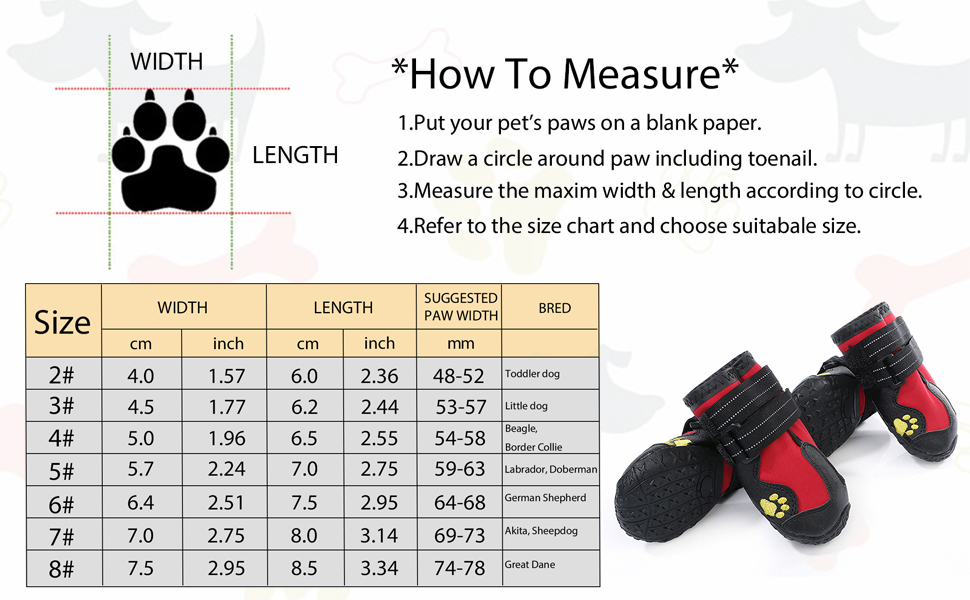 PETCUTE: Чорні захисні чоботи для собак, 4 шт. - дихаючі, водонепроникні, неслизькі. Підходять для малих, середніх та великих собак. Літні чоботи для собак, розмір 7.0*8.0 см